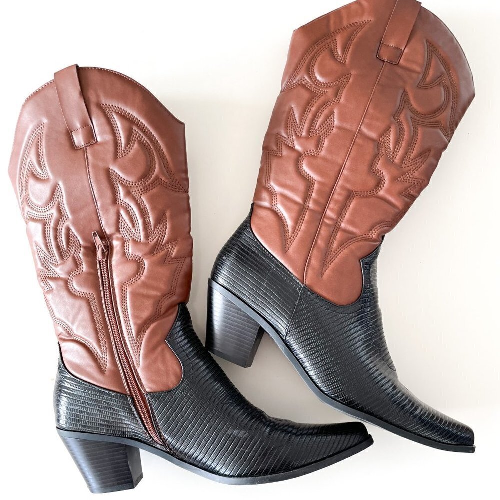 Two-Toned Western Boots